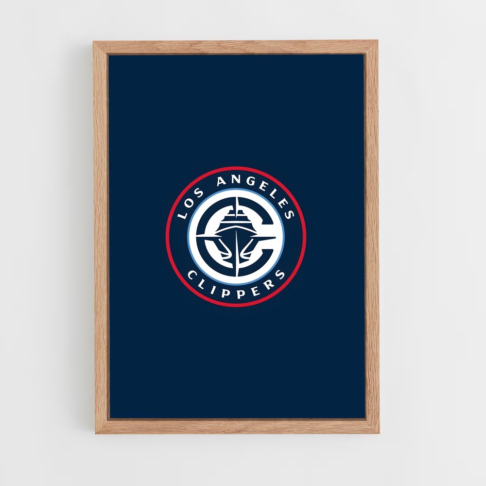 Poster Clippers Nation – affiche Basketball (vue 4)